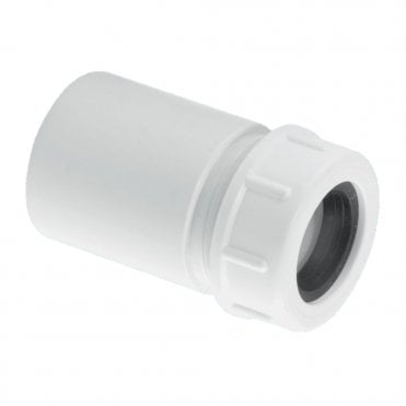1 1/4" Plain End Reducer x 19/23mm Universal Overflow Connection - R16