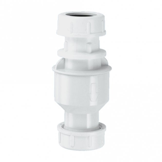 McAlpine 19/23mm Universal Compression Overflow Non-Return Valve - CONVALVE