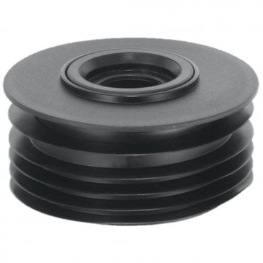 4"/110mm Drain Reducer Connector with 1 1/4" - 1 1/2" Waste Connection - DC2-BL