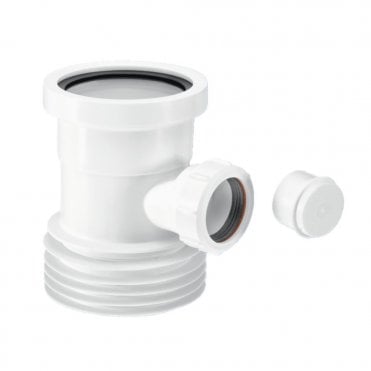 Boss Pipe for WC Pan Connectors White - WC-BP1