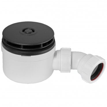 Shallow Shower Trap 90mm Matt Black - ST90MB10-70