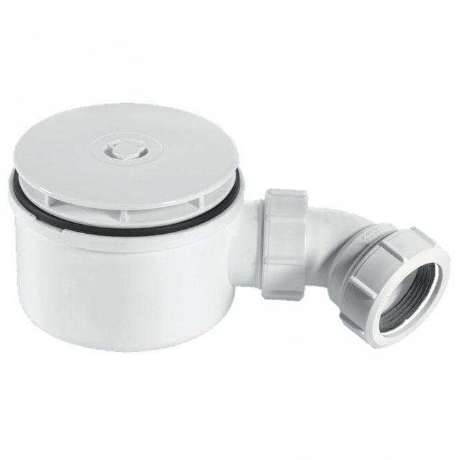 McAlpine Shallow Shower Trap 90mm White - ST90WH10-70