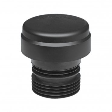 Ventapipe 110mm Internal/External Push-Fit Air Admittance Valve Black - VP100E