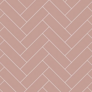 Antique Rose 2400mm x 598mm Herringbone Tile Effect Shower Board