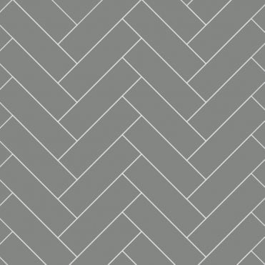 Dust Grey 2400mm x 598mm Herringbone Tile Effect Shower Board