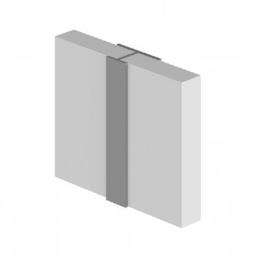 Mid Joint (Type D) Wall Panel Profile 2450mm Length