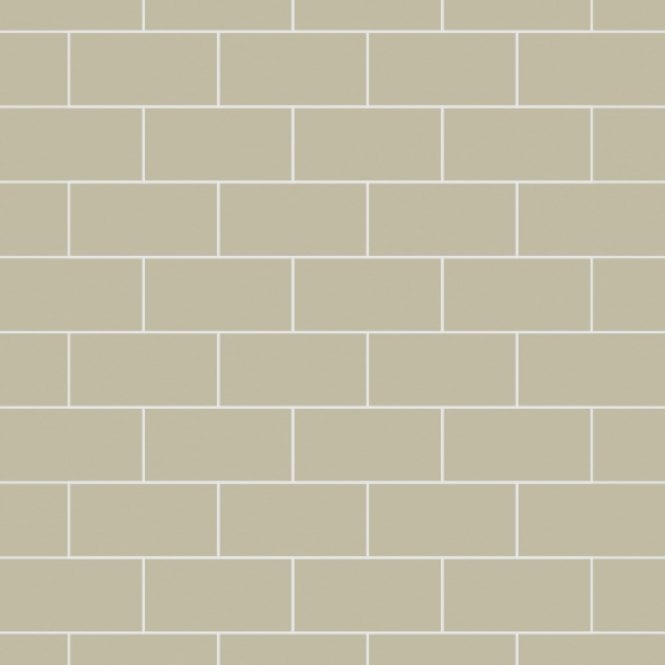 MultiPanel Sage Green 2400mm x 598mm Metro Tile Effect Shower Board