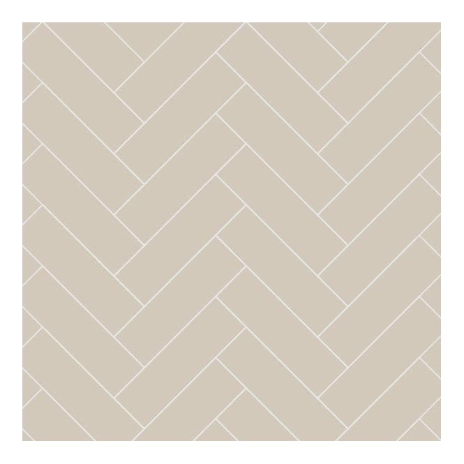 MultiPanel Taupe Grey 2400mm x 598mm Herringbone Tile Effect Shower Board