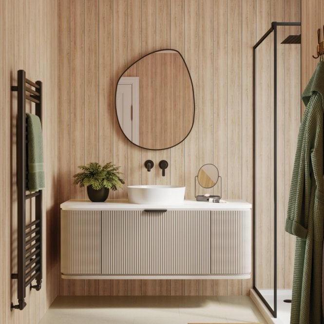 Naturepanel Bleached Cuneo Oak Shiplap Wall Panel 2400 x 598mm Hydro-Lock T&G
