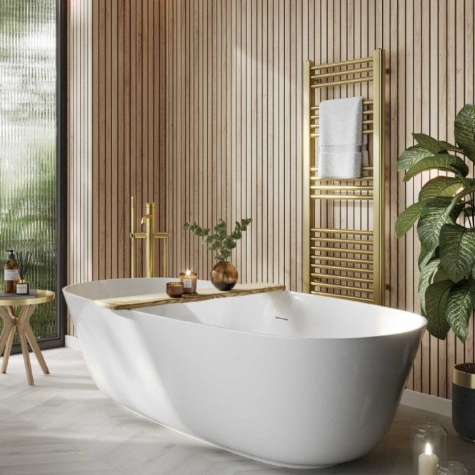 Naturepanel Bleached Cuneo Oak Wood Slat Waterproof Wall Panel Hydro-Lock T&G