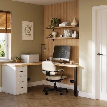 Brown Cuneo Oak Shiplap Wall Panel 2400 x 598mm Hydro-Lock T&G