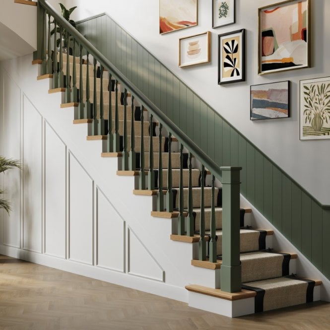 Naturepanel Grained Stone Green Shiplap Wall Panel 2400 x 598mm Hydro-Lock T&G
