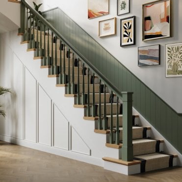 Grained Stone Green Shiplap Wall Panel 2400 x 598mm Hydro-Lock T&G