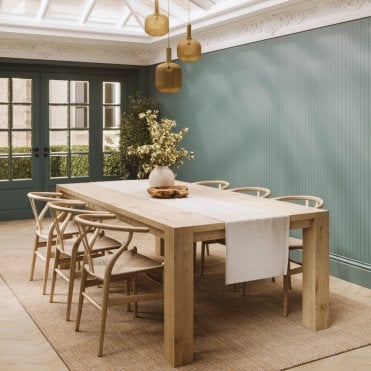 Grained Stone Green Wood Slat Wall Panel 2400 x 598mm Hydro-Lock T&G