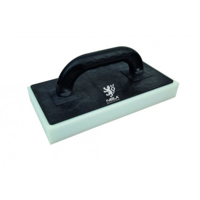 Nela Sponge Float with Rubber Handle Black Edition