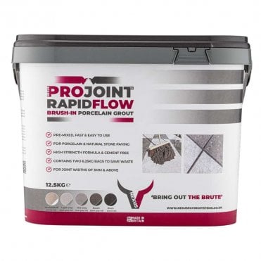 12.5kg ProJoint RapidFlow Pre-Mixed Brush-In Paving Grout
