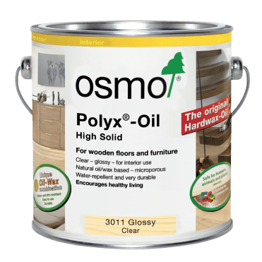 3011 Polyx Hard Wax Oil Clear Glossy Original Polyx Oil