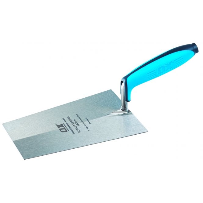 OX Tools 180mm Pro Stainless Steel Dynagrip Bucket Trowel Ox-P018418