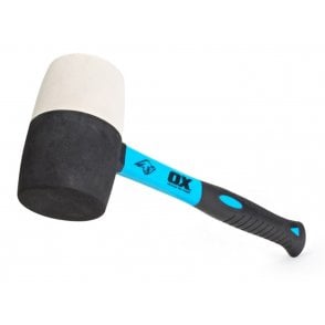 32Oz Combination Rubber Mallet White Non-Marking Hammer Face