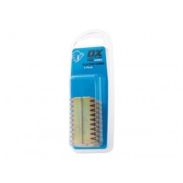 38mm Pro Scutch Combs Pack of 4