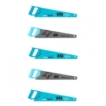 5x Ox Trade 20"/500mm Universal Hand Saw