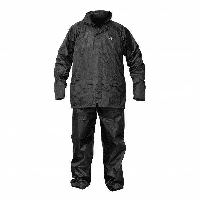 OX Tools Black Waterproof Rain Suit - Various Sizes