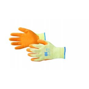 Builders Latex Grip Work Gloves - Size 10 XL