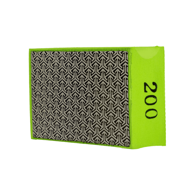 OX Tools Diamond Hand Polishing Pads - 200 Grit