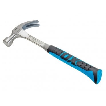 Pro 20Oz Claw Hammer 1-Piece Solid Forged Steel & Non-Slip Grip