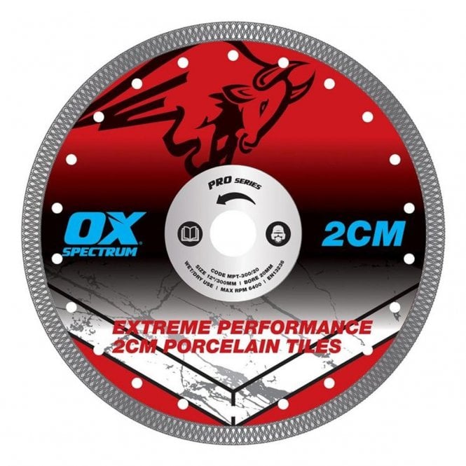 OX Tools Pro 2cm Porcelain Cutting Blade