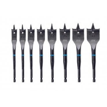 Pro Flat Impact Wood Drill Bit Set 8 Piece