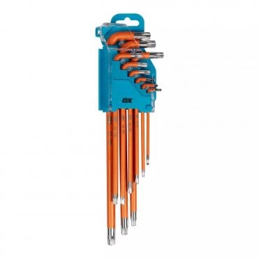 Pro Long Tamperproof Torx Key Set 9 Piece