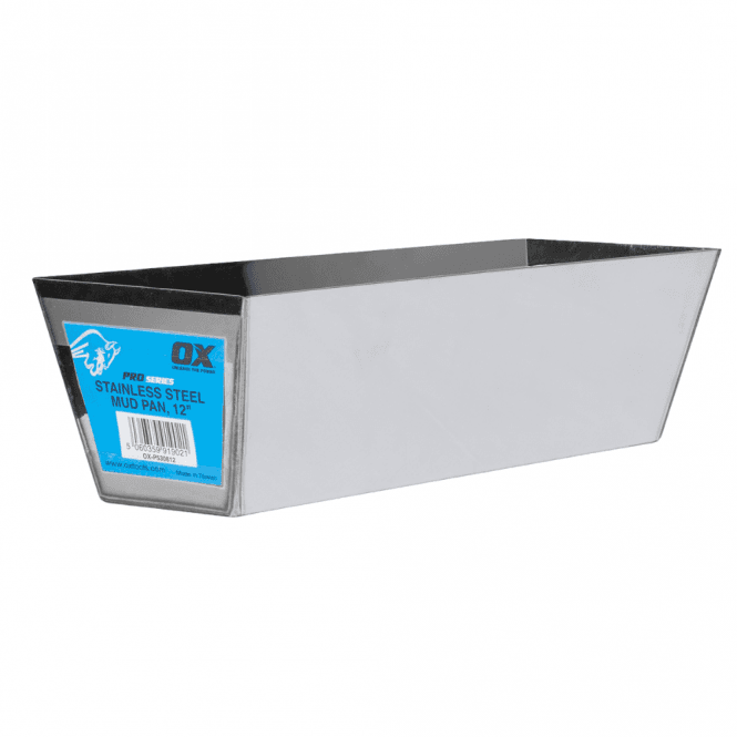 OX Tools Pro Stainless Steel Mud Pan