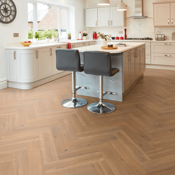 Palio by Karndean Palio Core Herringbone Vinyl Plank Flooring - Modena