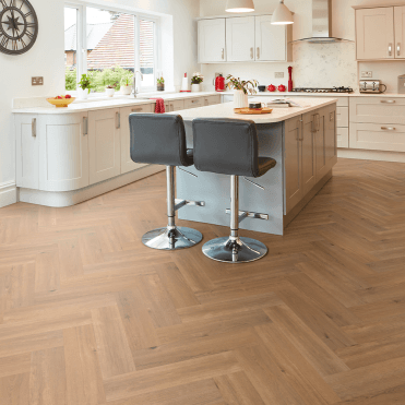 Palio Core Herringbone Vinyl Plank Flooring - Modena