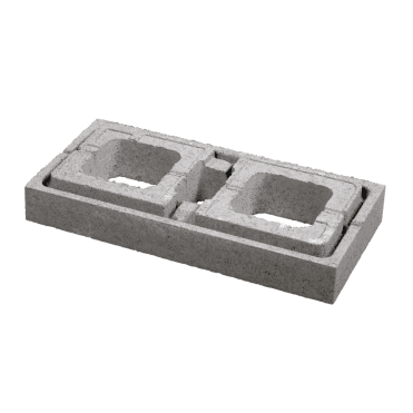 1.73m2 Grey moodul Walling Block Pack 600x300mm
