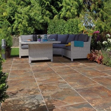 1000x500mm Dolomite Mars Rust Porcelain Paving