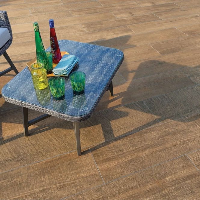 Pavestone 1200x295mm 20mm Coco Deckwood Porcelain Paving