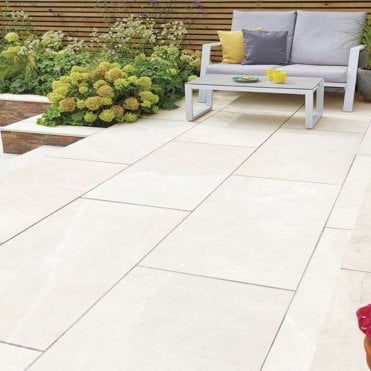 1200x600mm Discovery White Porcelain Paving