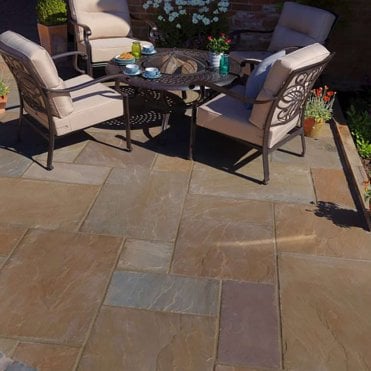 15m2 Cloister Tudor Antique Contractor Paving Pack 22mm