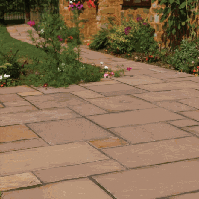 Pavestone 19.50m2 Original Modak Premium Calibrated Natural Stone Patio Pack 22mm
