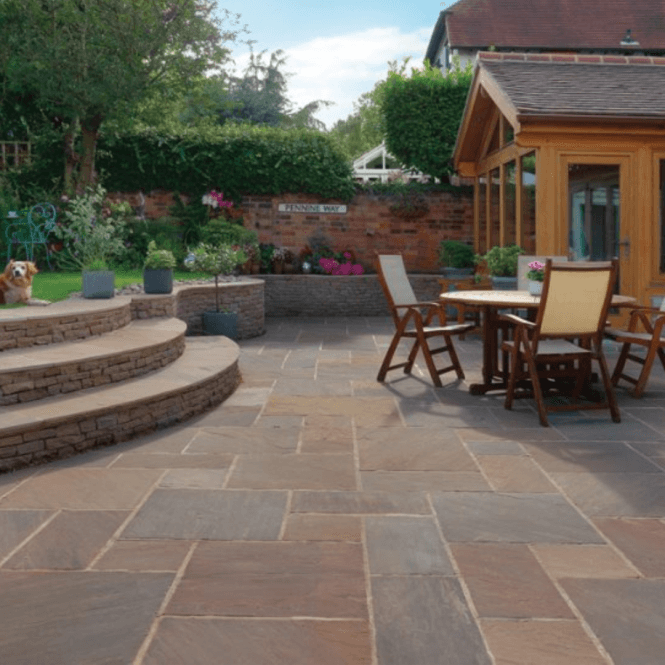 Pavestone 7.20m2 Raj Blend Sandstone Patio Pack 18mm