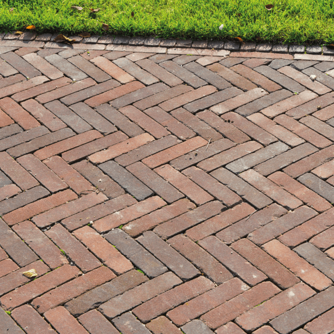 Pavestone 7.3m2 Antique Rustic Clay Slimset Paving Pack 204x50x60mm