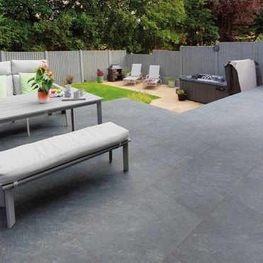 900x600mm 20mm Anthracite Classic Porcelain Paving