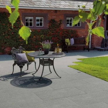 900x600mm 20mm Grey Classic Porcelain Paving Tiles