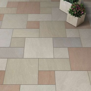900x600mm Raj Blend Porcelain Paving