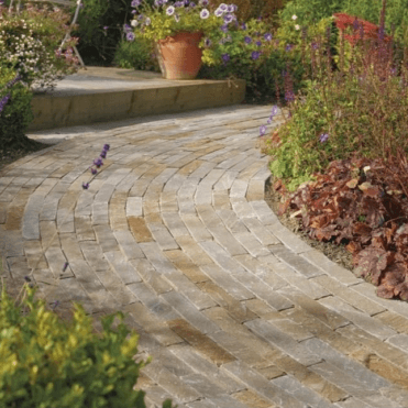 9m2 Raj Natural Stone Block Paving Pack 200x50mm