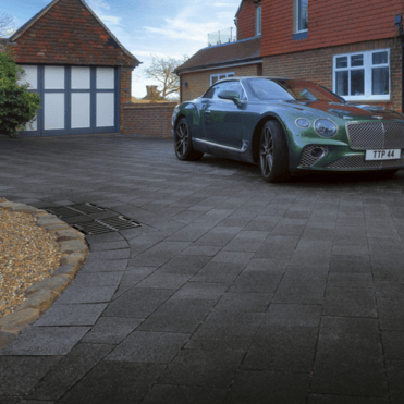 Black Infinito Textured Block Paving Pack