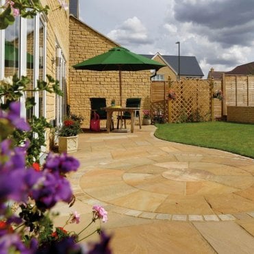 Buff Natural Sandstone Full Circle