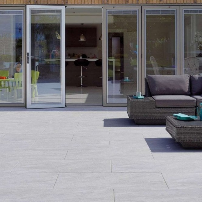 Pavestone Dolomite White Porcelain Paving 1000x500mm